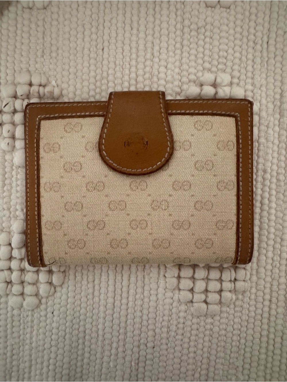 Gucci Vintage Canvas Wallet